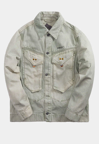 Objects IV Life Denim Jacket Green