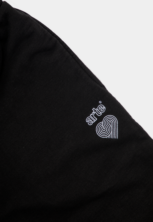 Arte Tristian Heart Logo Sweatpant Black
