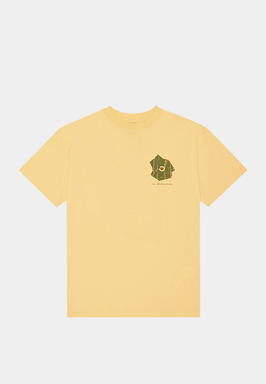 Object Iv Life Knitted Evolving Tee Soft Yellow