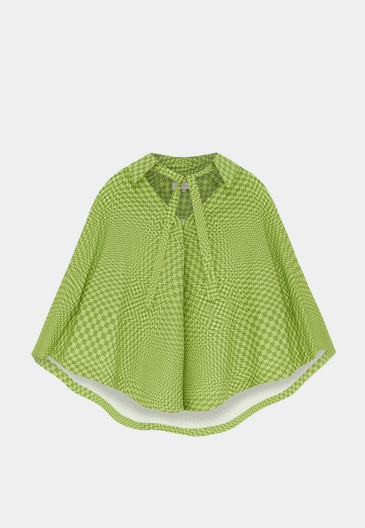 Qasimi Sabuh Flannel Flannel Detail Longsleeve Shirt Storm Green