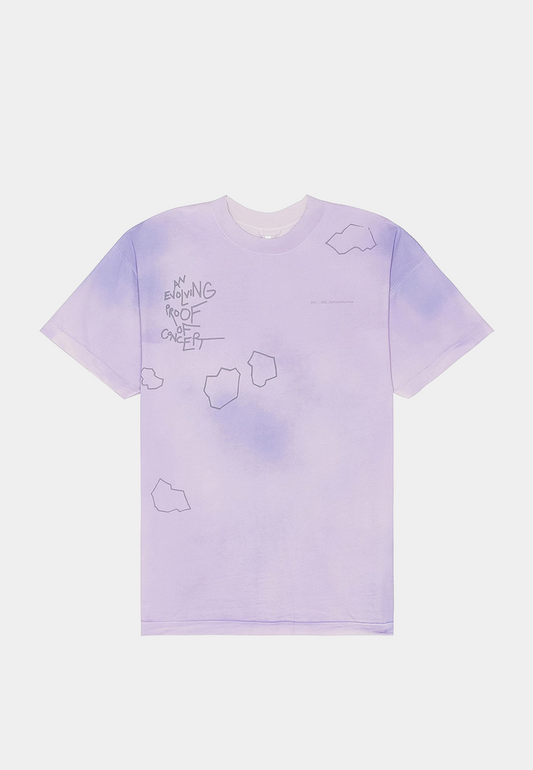 Object Iv Life Knitted Patina Tee Lilac Fade